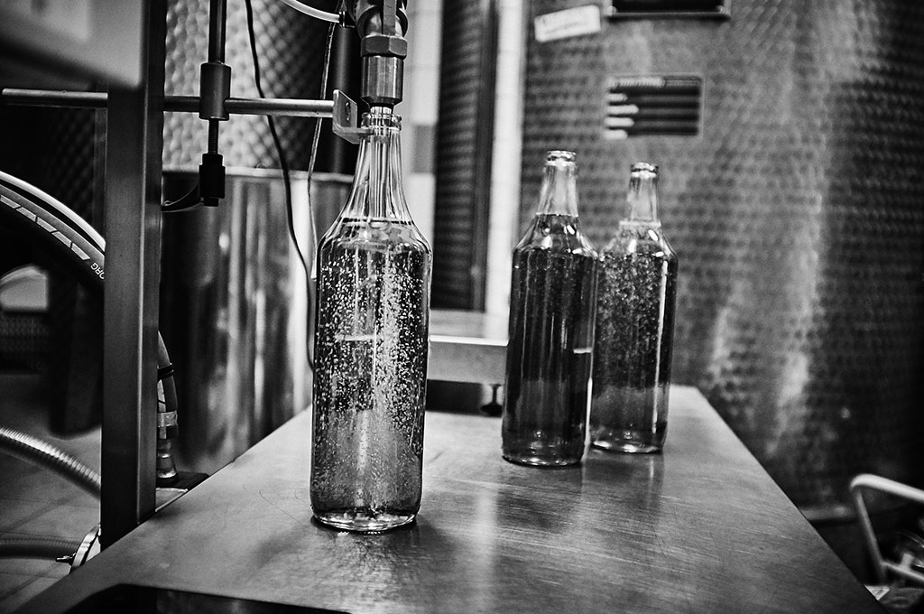 Mise en bouteille de l'huile d'olive