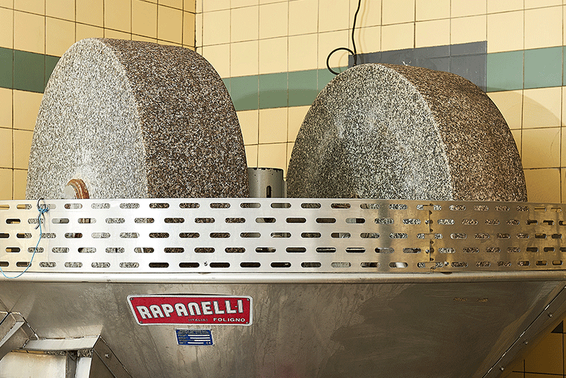 Le pressoir original du moulin