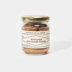 Moutarde aux olives noires