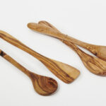 Couverts bois d'olivier - spatule 30cm - spatule 30cm