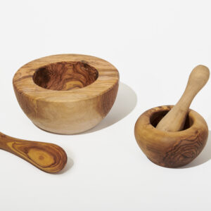 Mortier en bois d'Olivier - 10