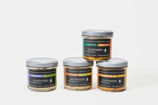 Pastinades - 90 g olives vertes, curry